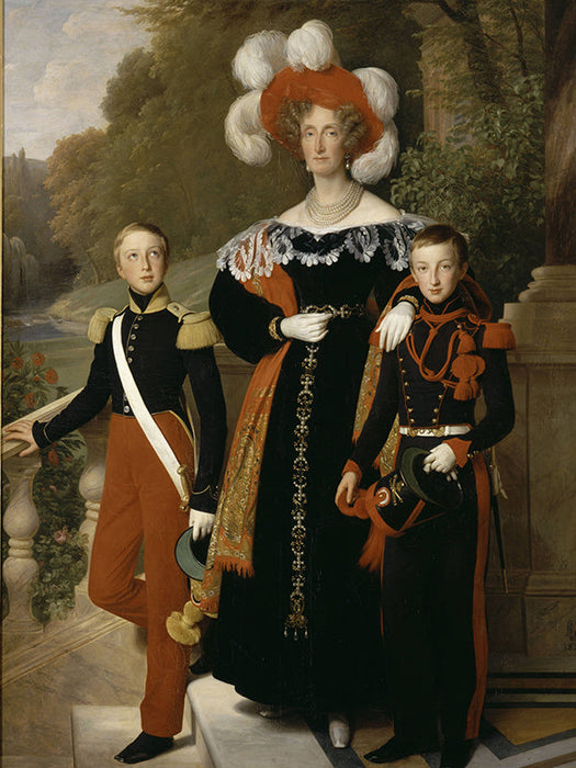 Famille royale de Naples et Sicile - Affiche personnalisée